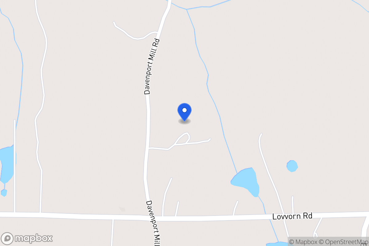 Map of 755 Davenport Mill Rd