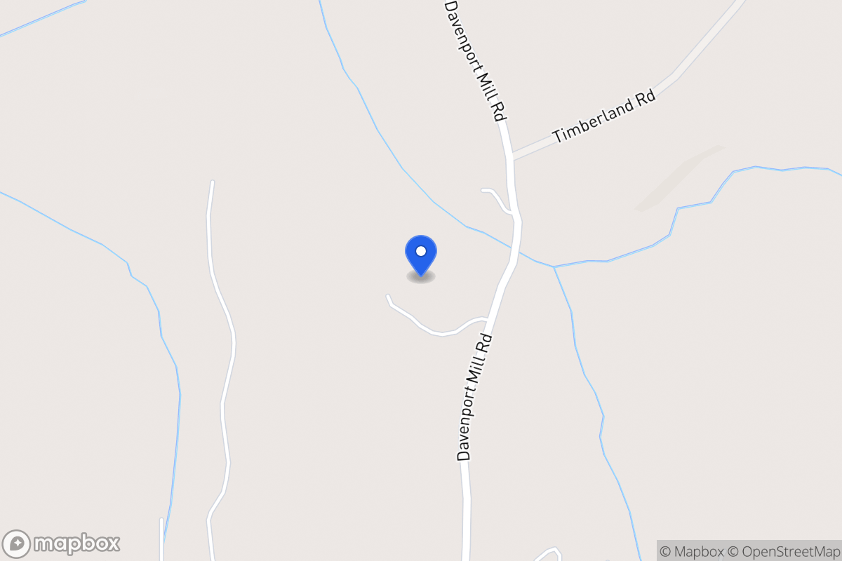 Map of 860 Davenport Mill Rd