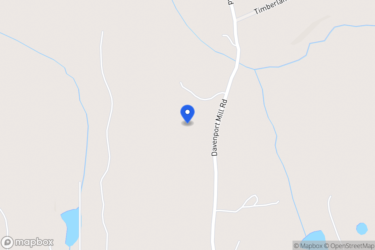 Map of 826 Davenport Mill Rd