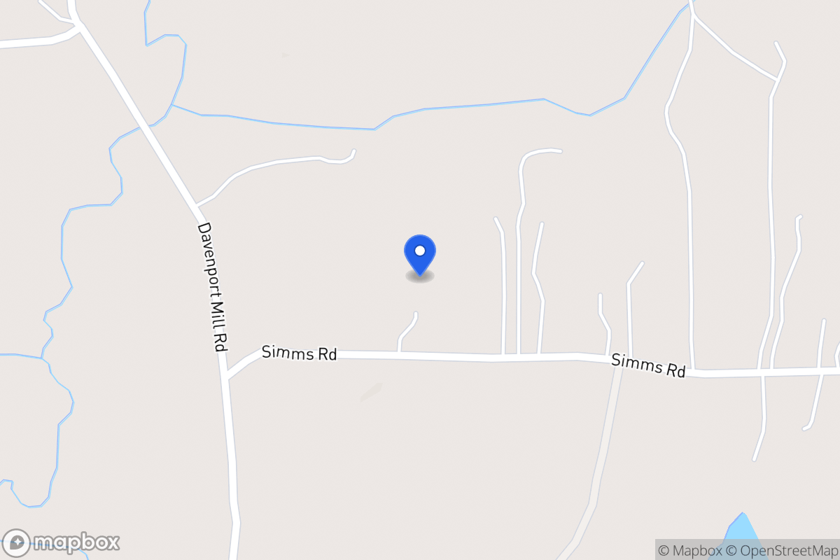 Map of 154 Simms Rd