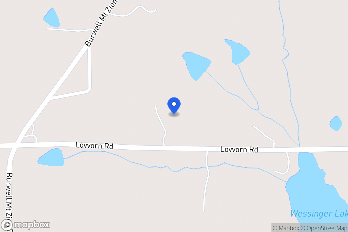 Map of 3691 Lovvorn Rd