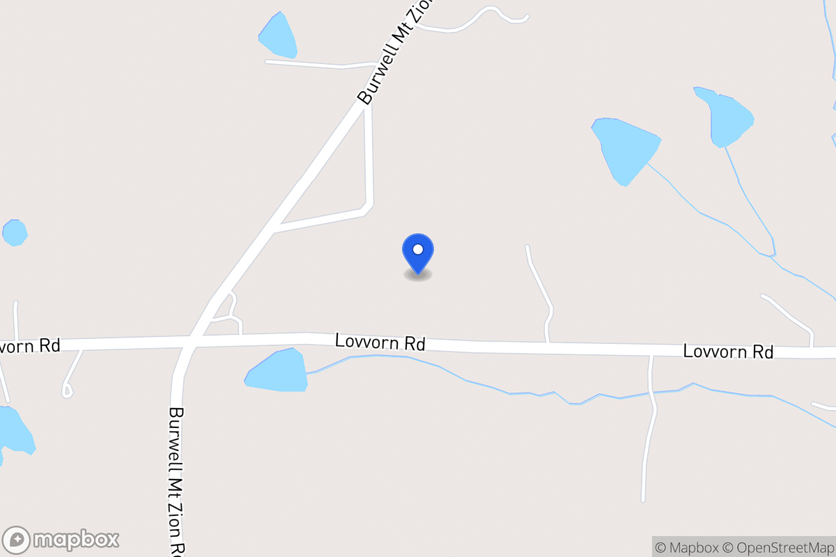 Map of 3707 Lovvorn Rd