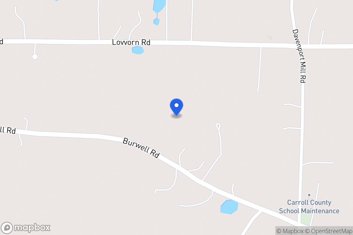 Map of 2073 Burwell Rd