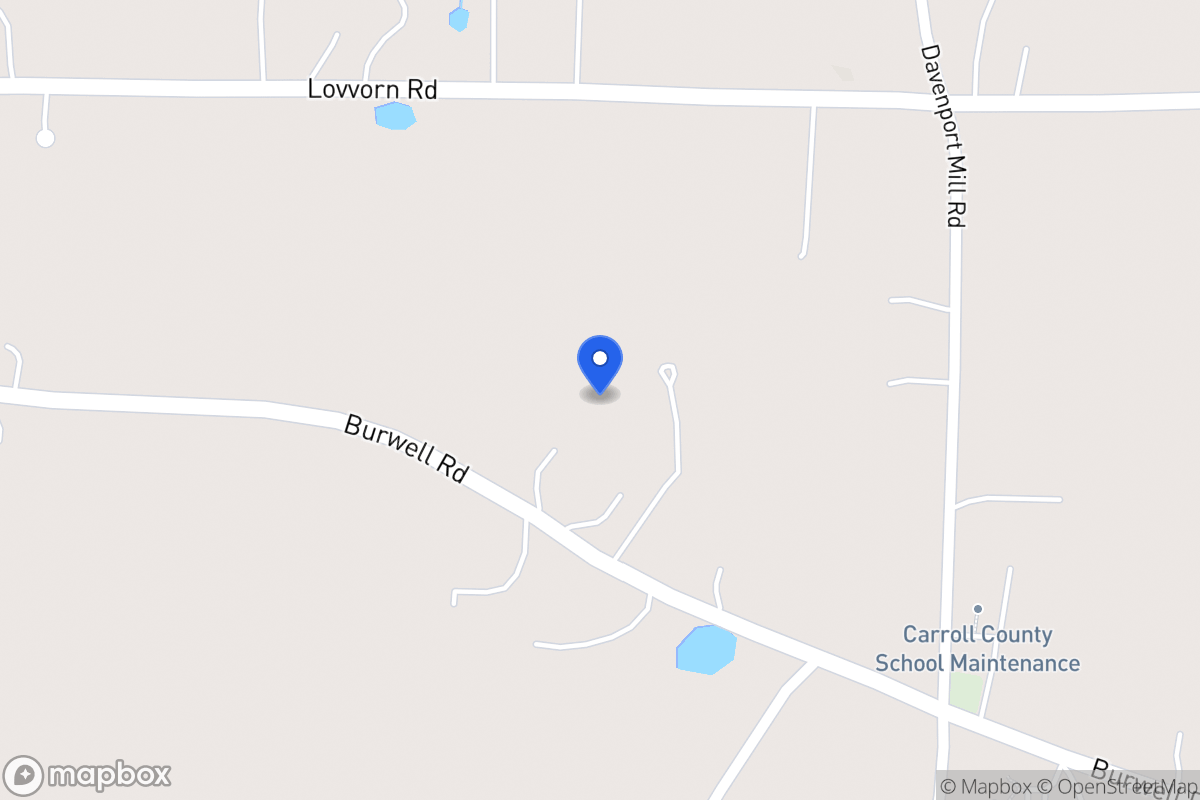 Map of 2049 Burwell Rd