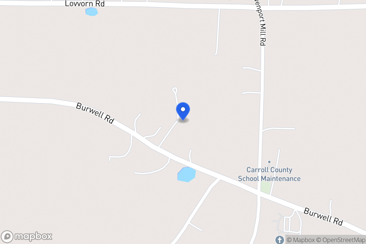 Map of 2011 Burwell Rd