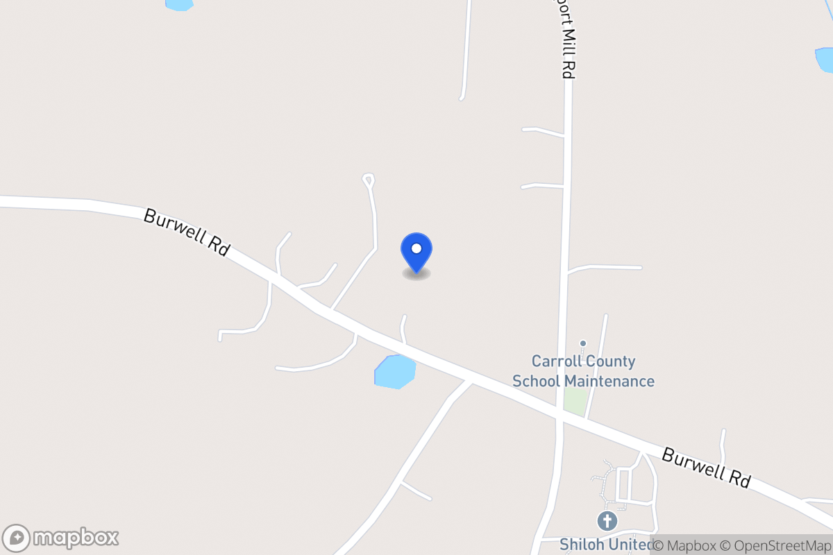 Map of 1997 Burwell Rd