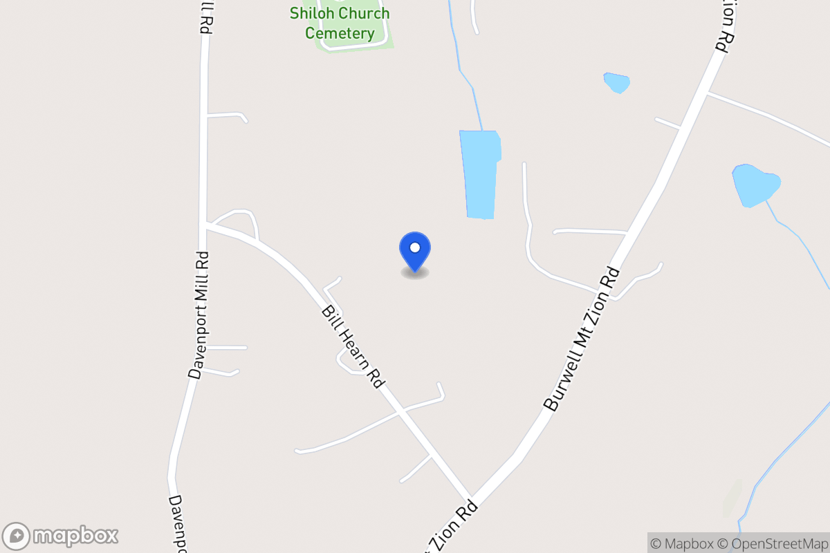 Map of Bill Hearn Rd