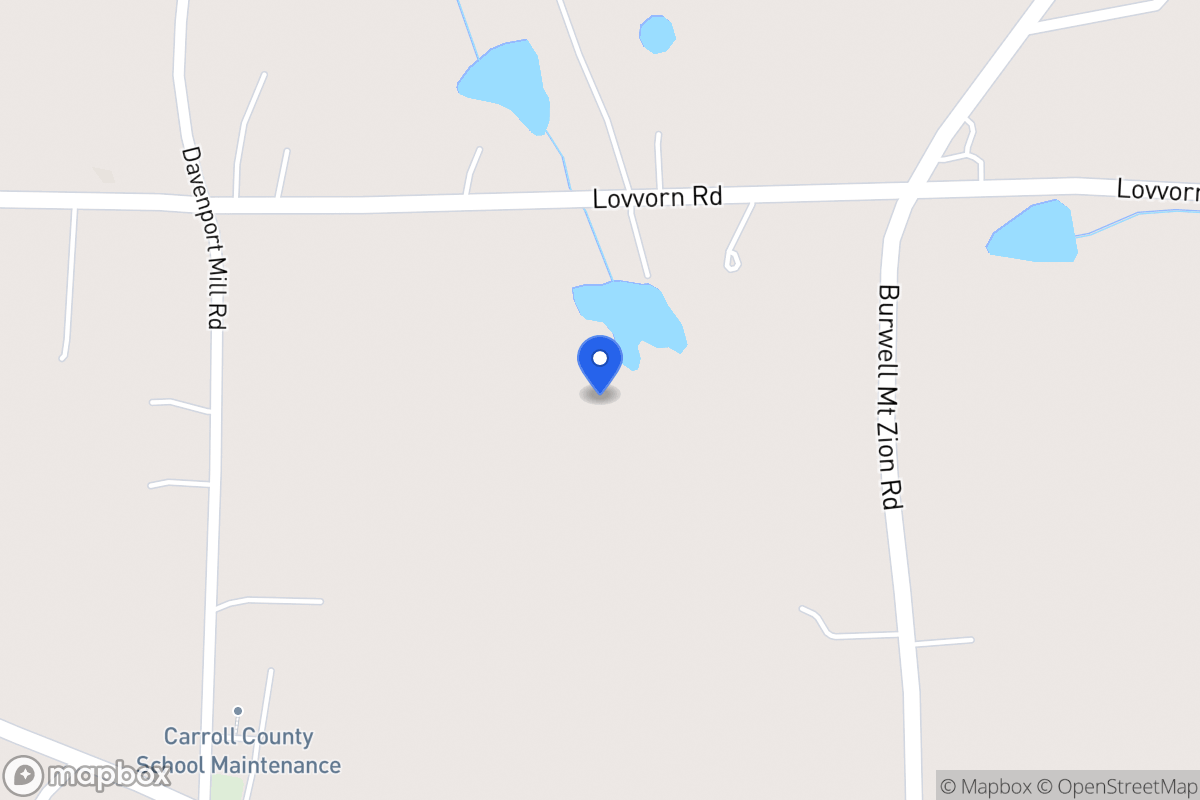 Map of 3956 Lovvorn Rd