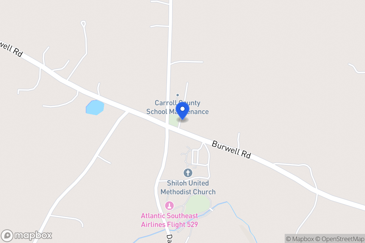Map of 1895 Burwell Rd