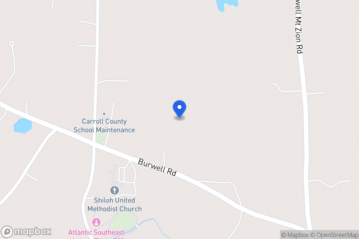 Map of 1831 Burwell Rd