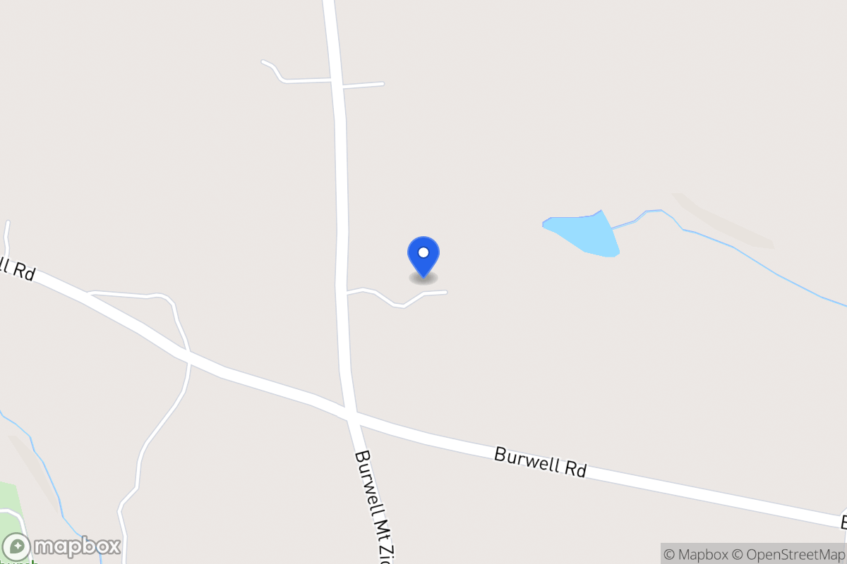 Map of 475 Burwell Mt Zion Rd