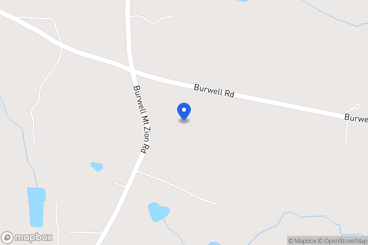 Map of 1594 Burwell Rd