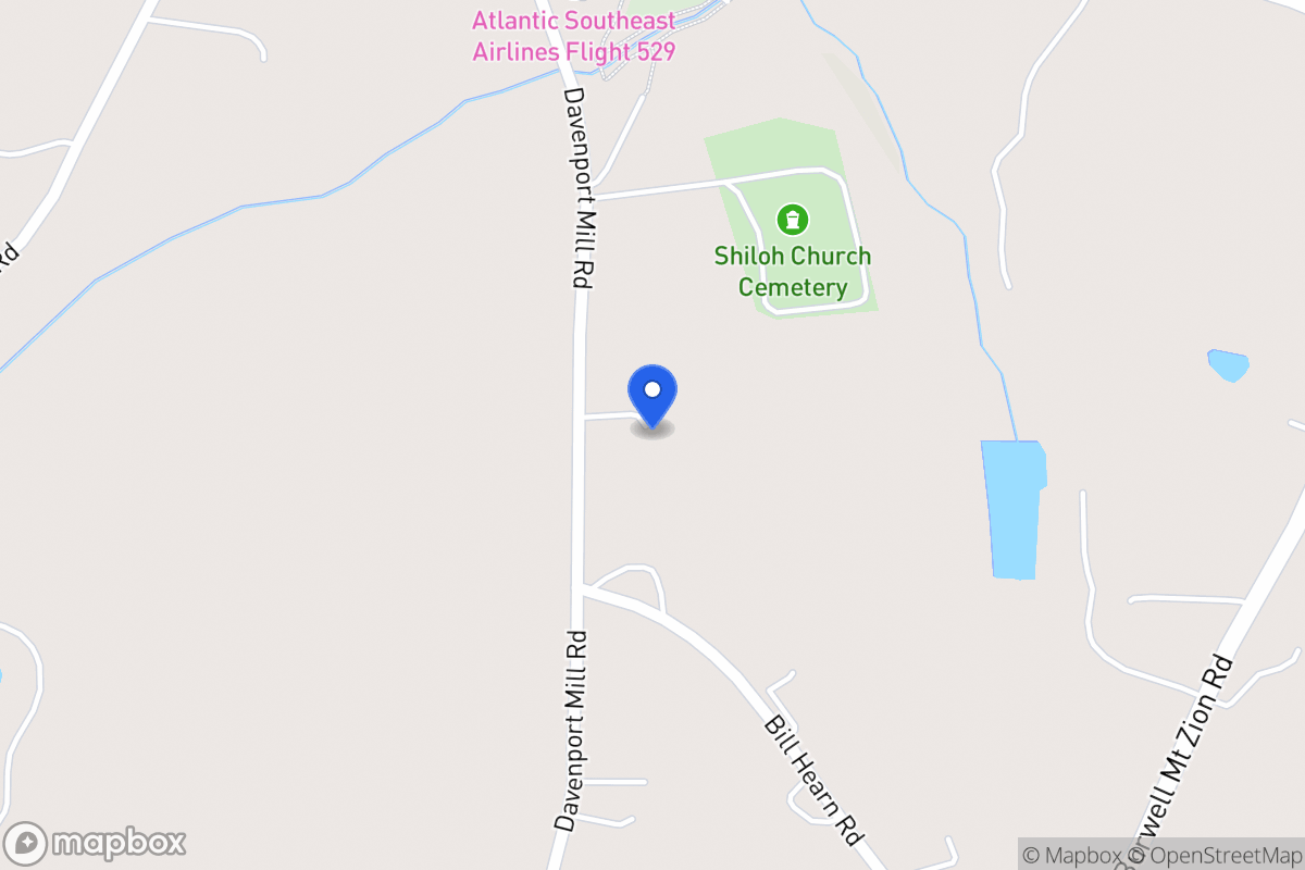 Map of 241 Davenport Mill Rd
