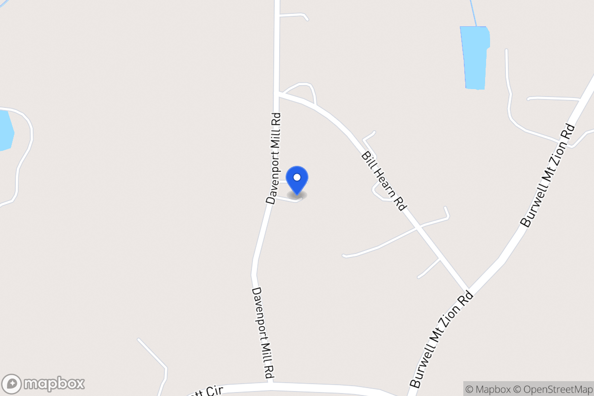 Map of 127 Davenport Mill Rd