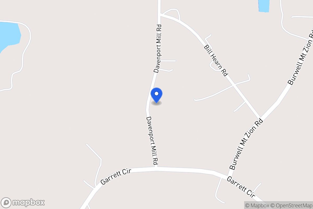 Map of 61 Davenport Mill Rd