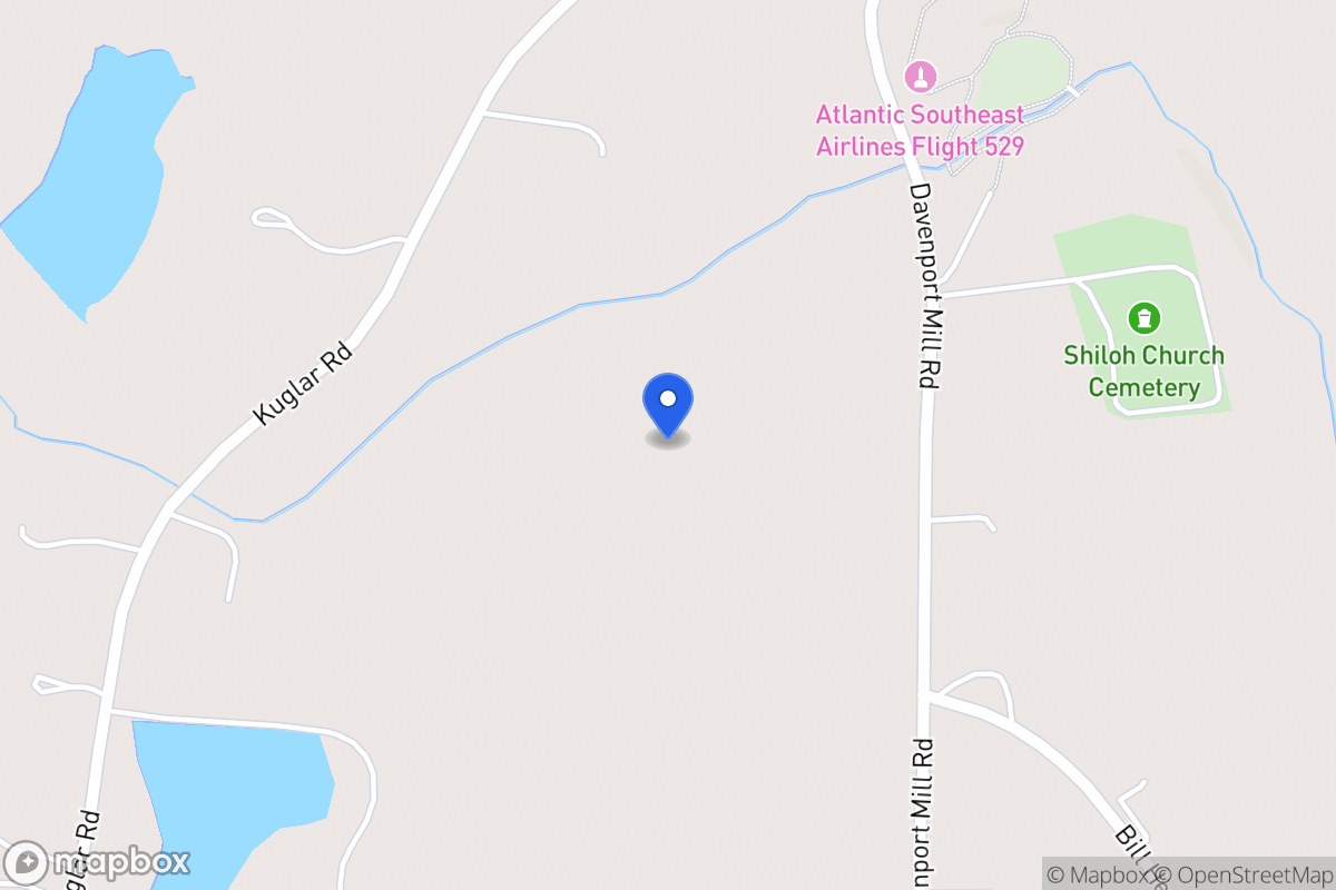 Map of 308 Davenport Mill Rd