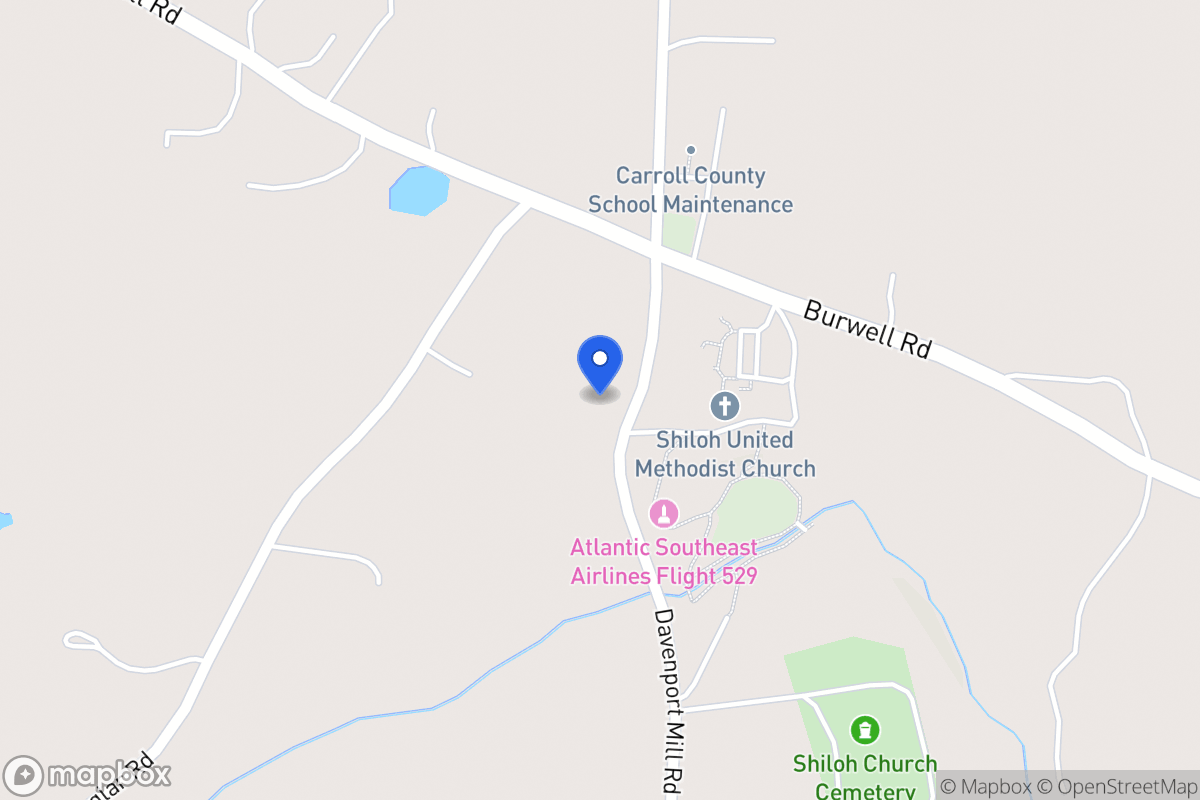 Map of 426 Davenport Mill Rd