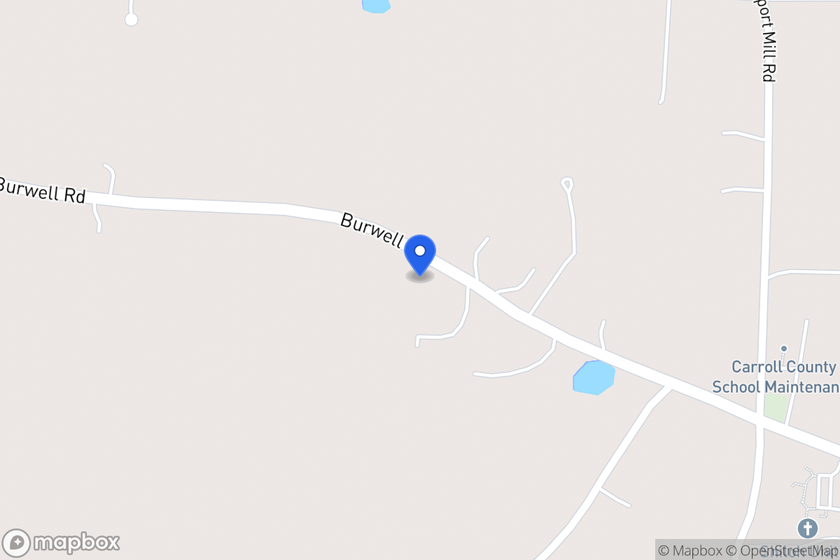 Map of 2088 Burwell Rd