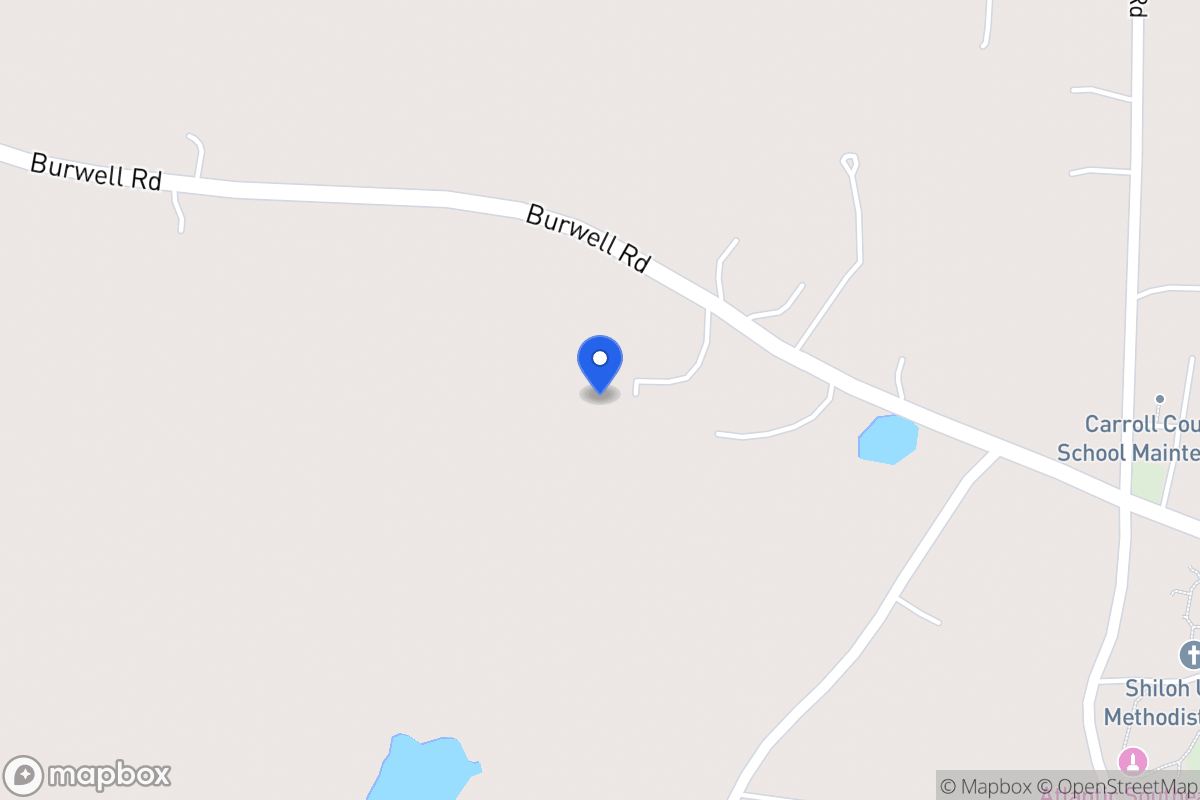 Map of 2106 Burwell Rd