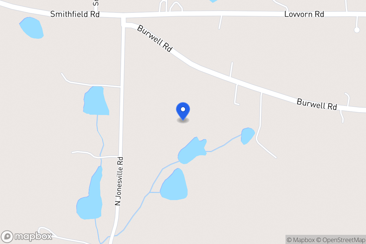 Map of 2348 Burwell Rd