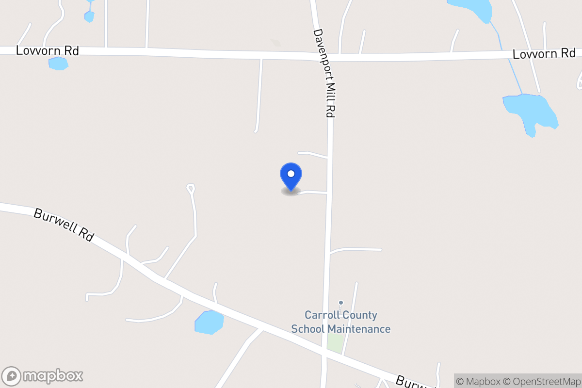 Map of 572 Davenport Mill Rd