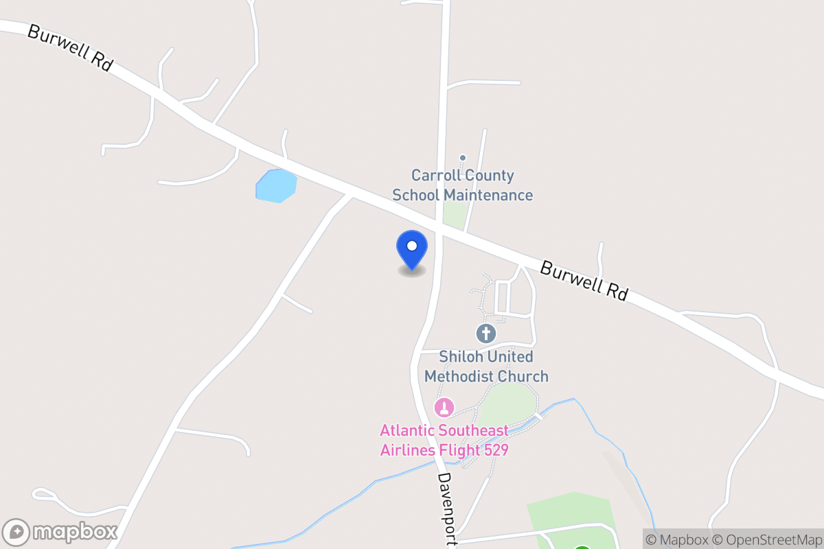 Map of 444 Davenport Mill Rd