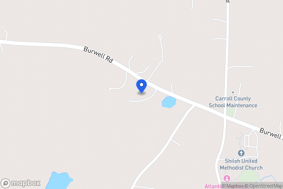 Map of 2030 Burwell Rd
