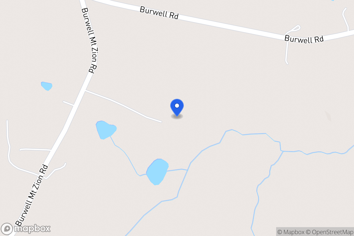 Map of 291 Burwell Mt Zion Rd