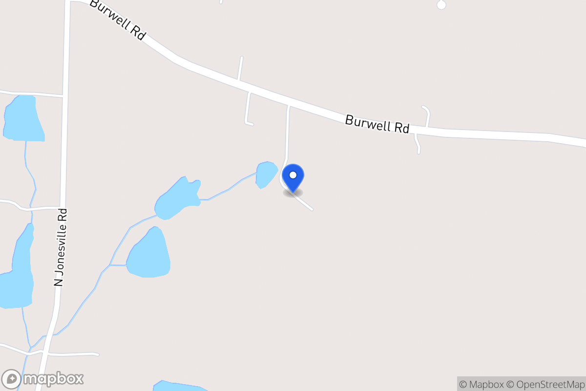 Map of 2320 Burwell Rd