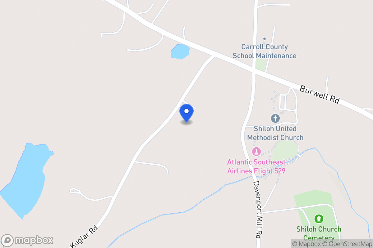 Map of 653 Kuglar Rd