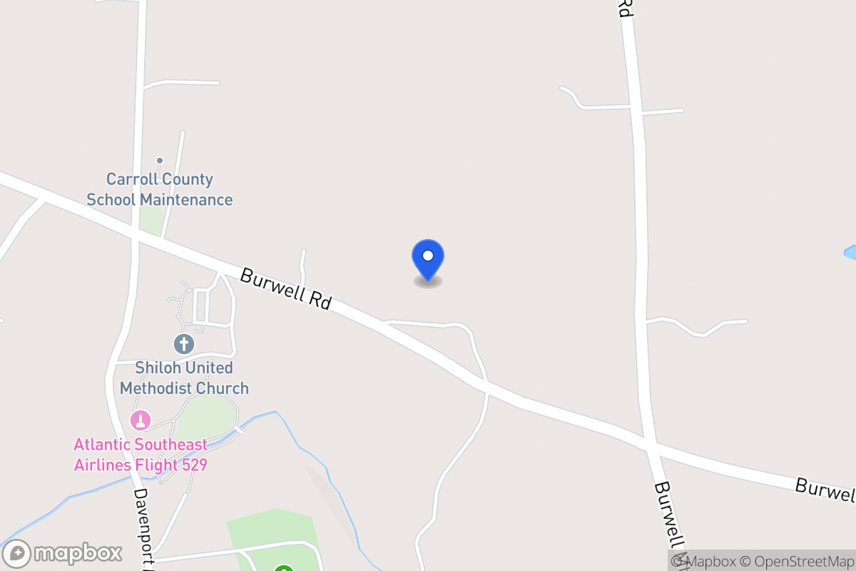 Map of 1775 Burwell Rd