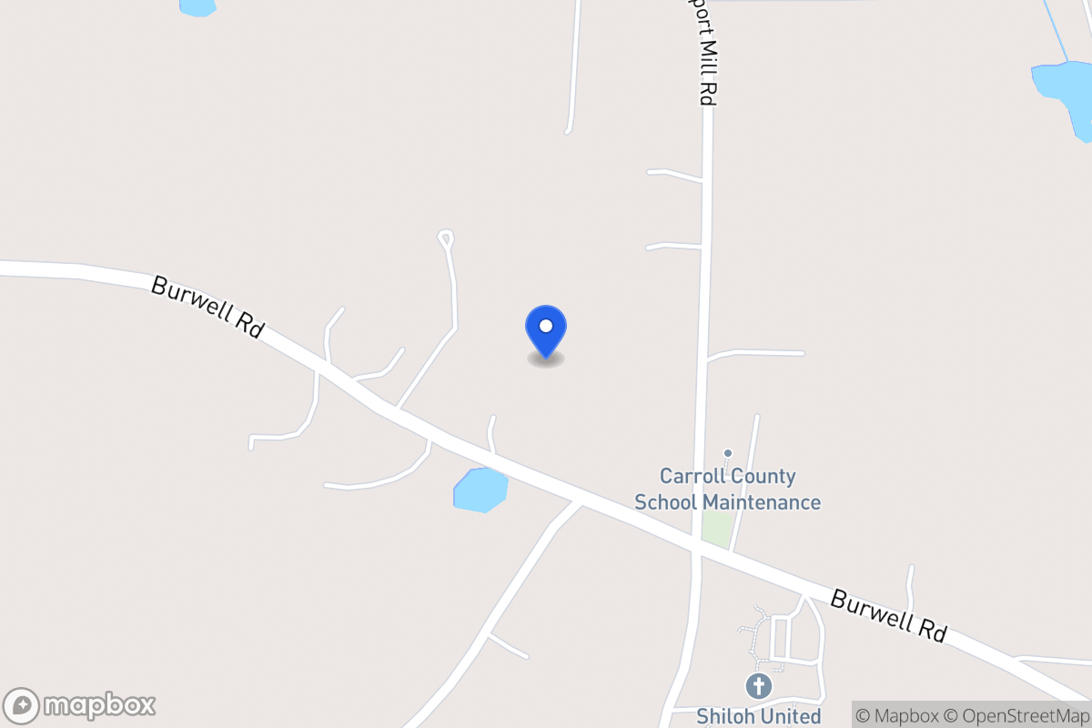 Map of 1983 Burwell Rd