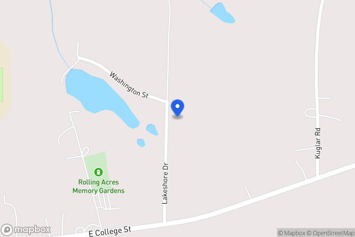 Map of 119 Lakeshore Dr