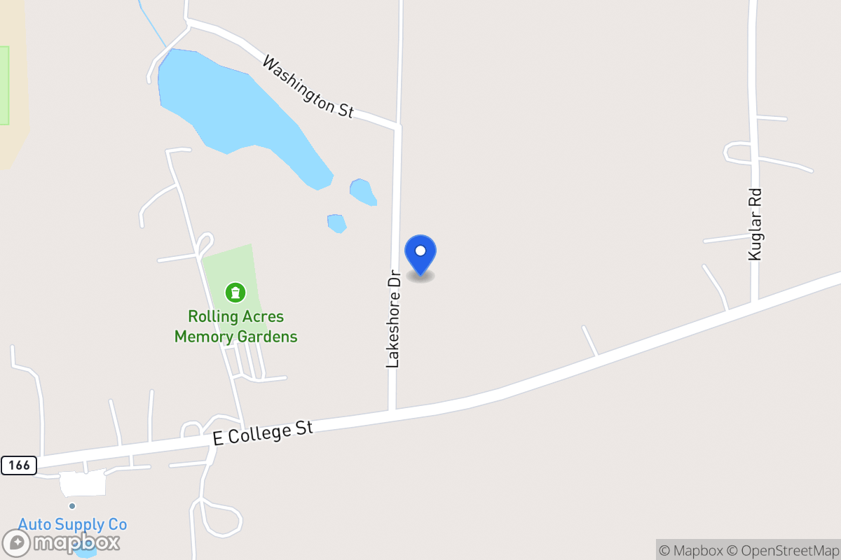 Map of 61 Lakeshore Dr