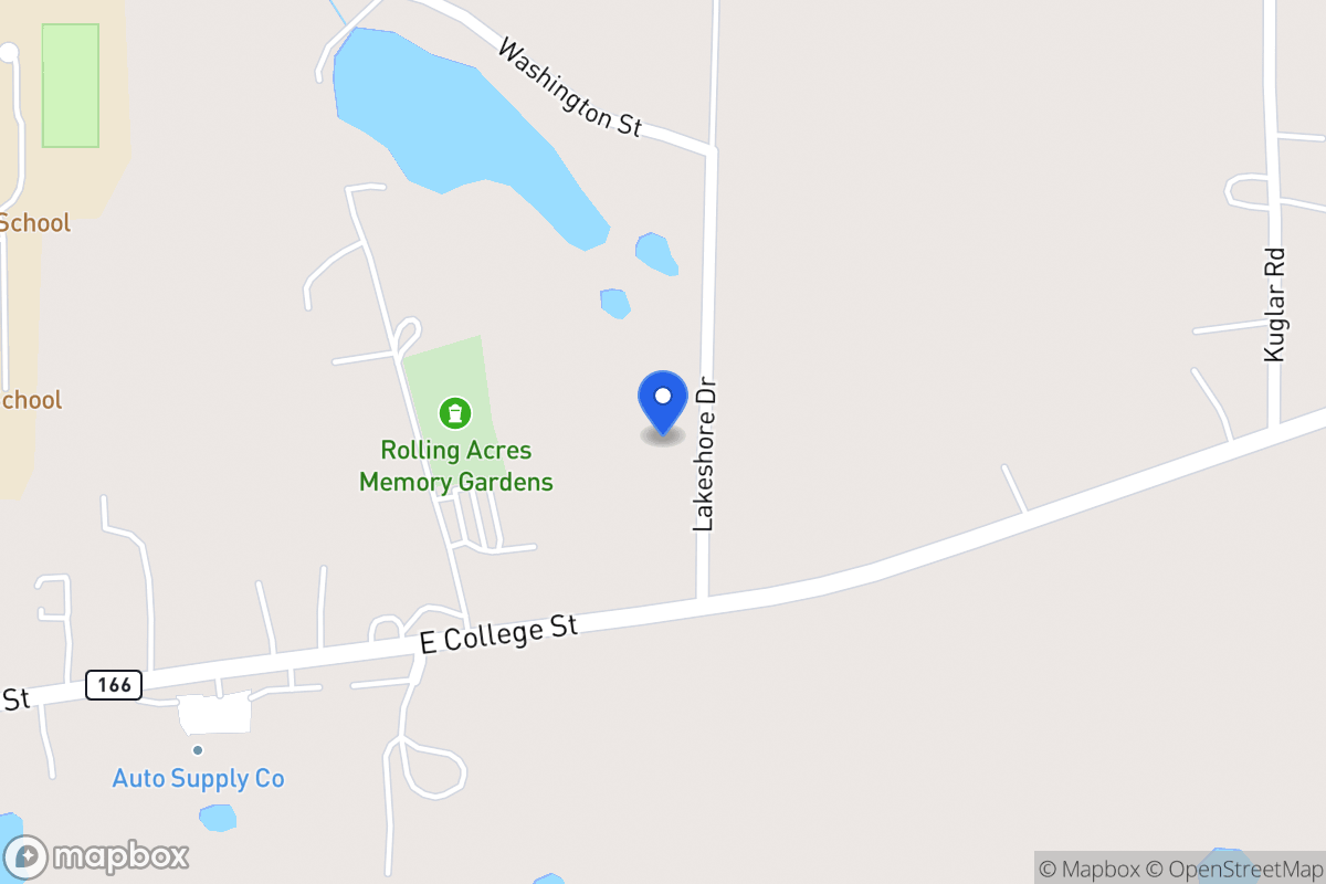 Map of 46 Lakeshore Dr