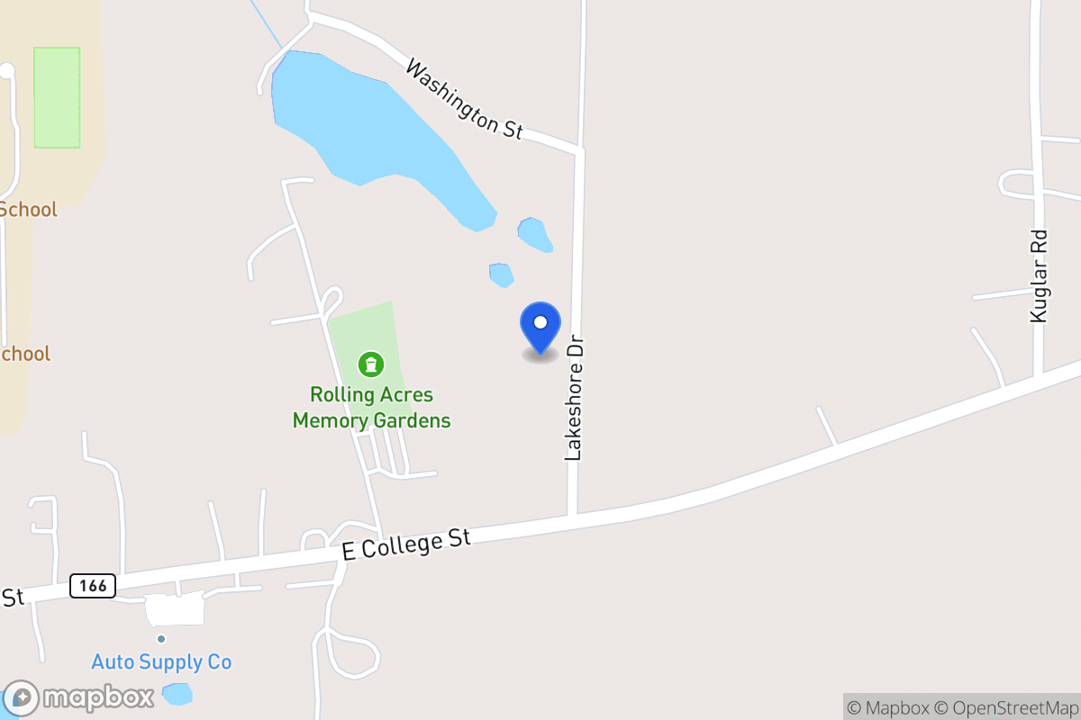 Map of 56 Lakeshore Dr