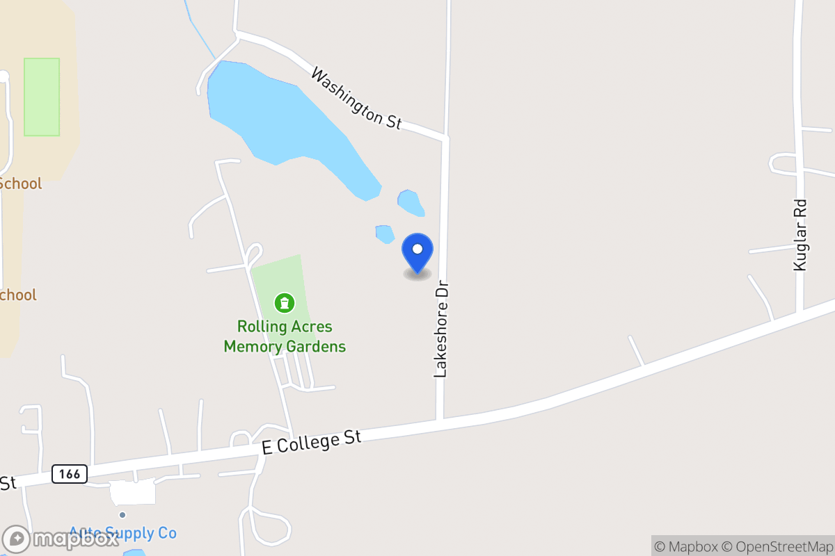 Map of 66 Lakeshore Dr