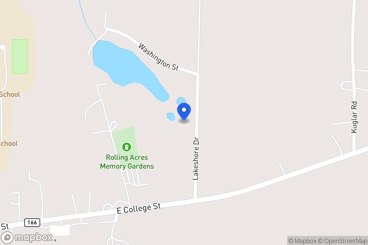 Map of 76 Lakeshore Dr