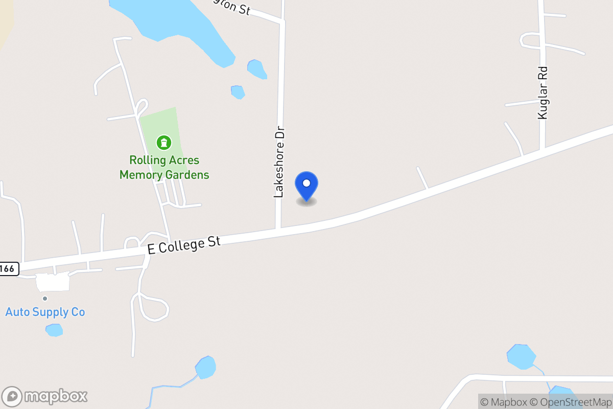Map of 1508 E 166 Hwy