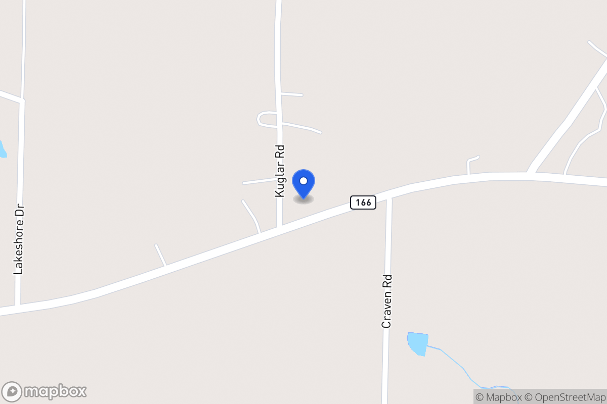 Map of 1680 E 166 Hwy