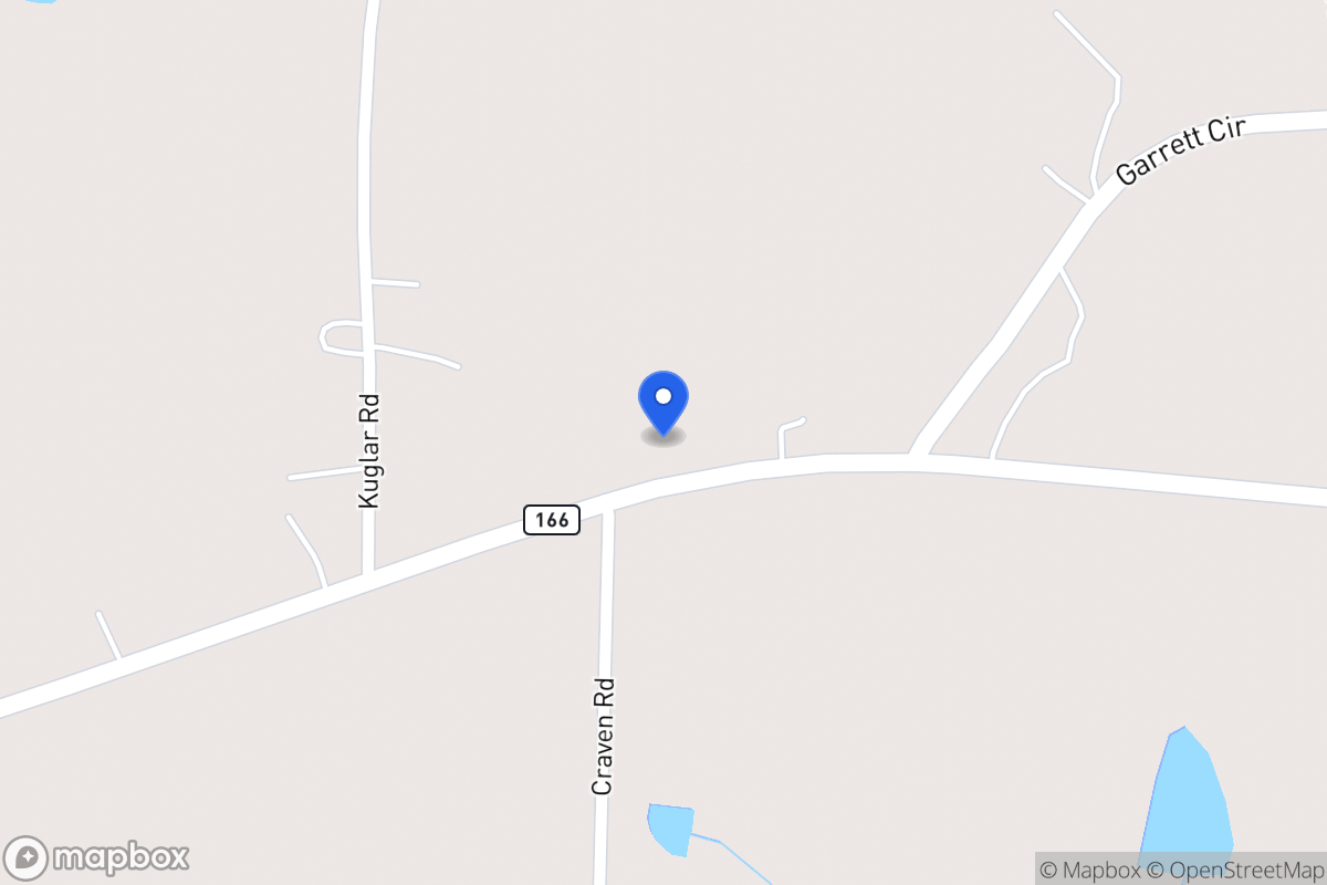Map of 1766 E 166 Hwy