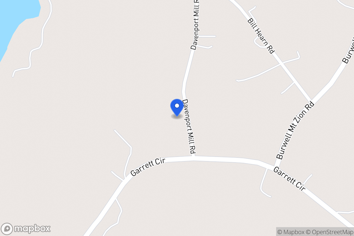 Map of 44 Davenport Mill Rd