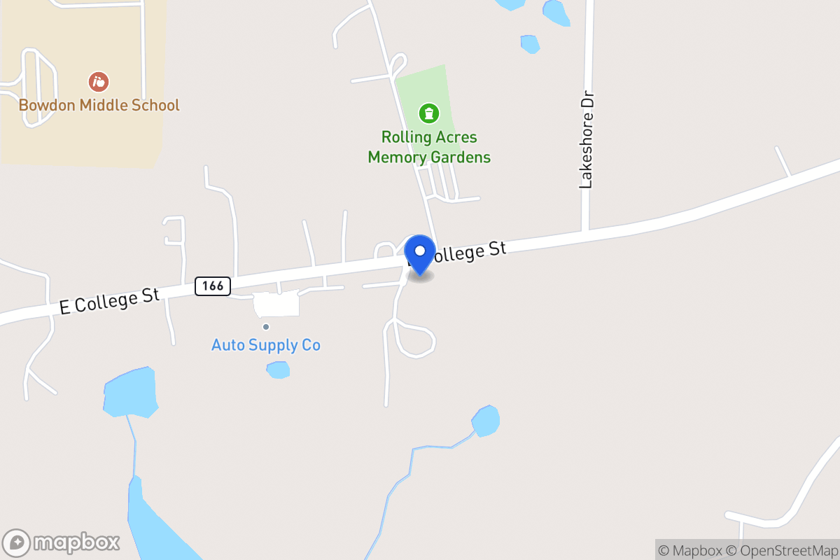 Map of 1403 W 166 Hwy