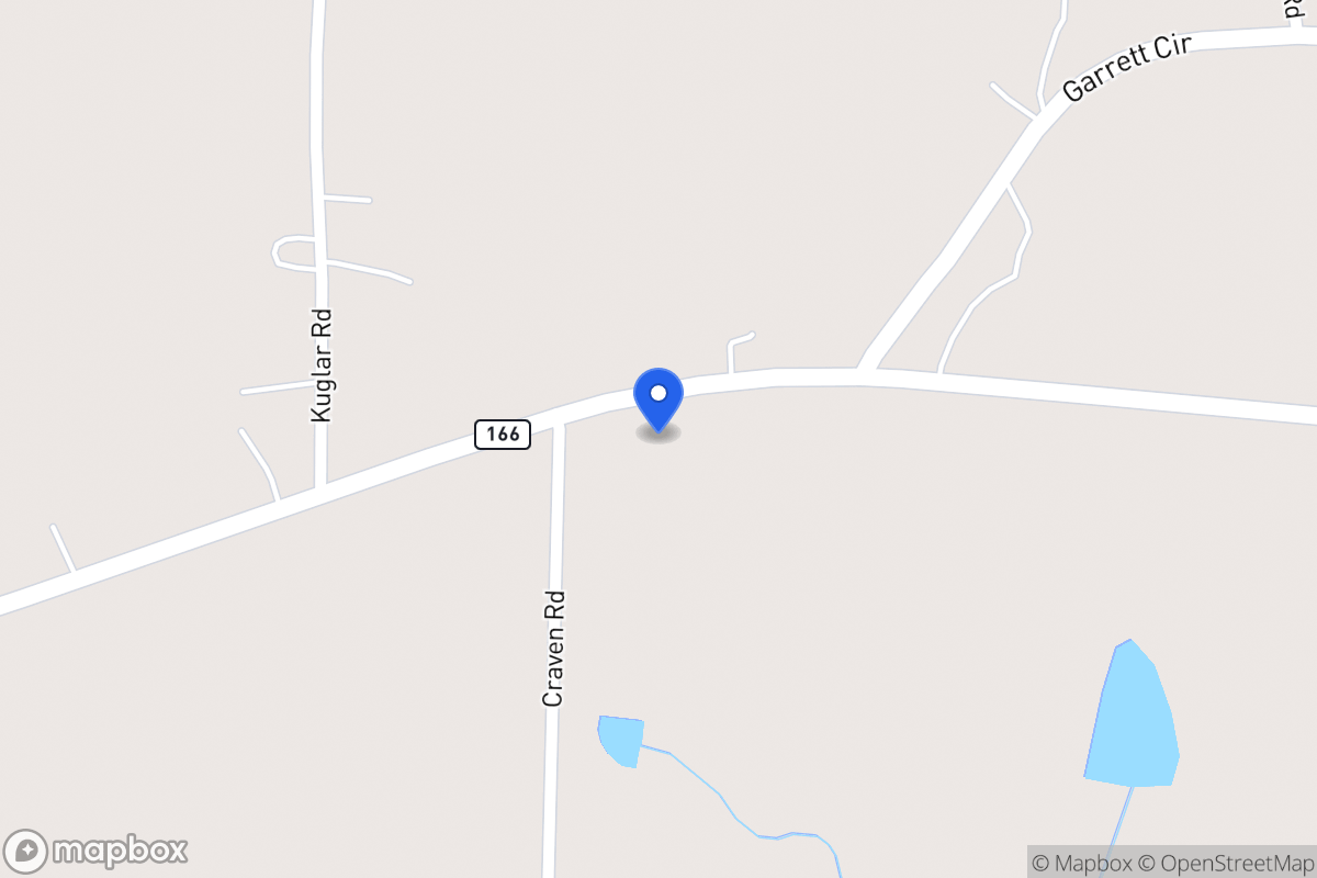 Map of 1773 E 166 Hwy