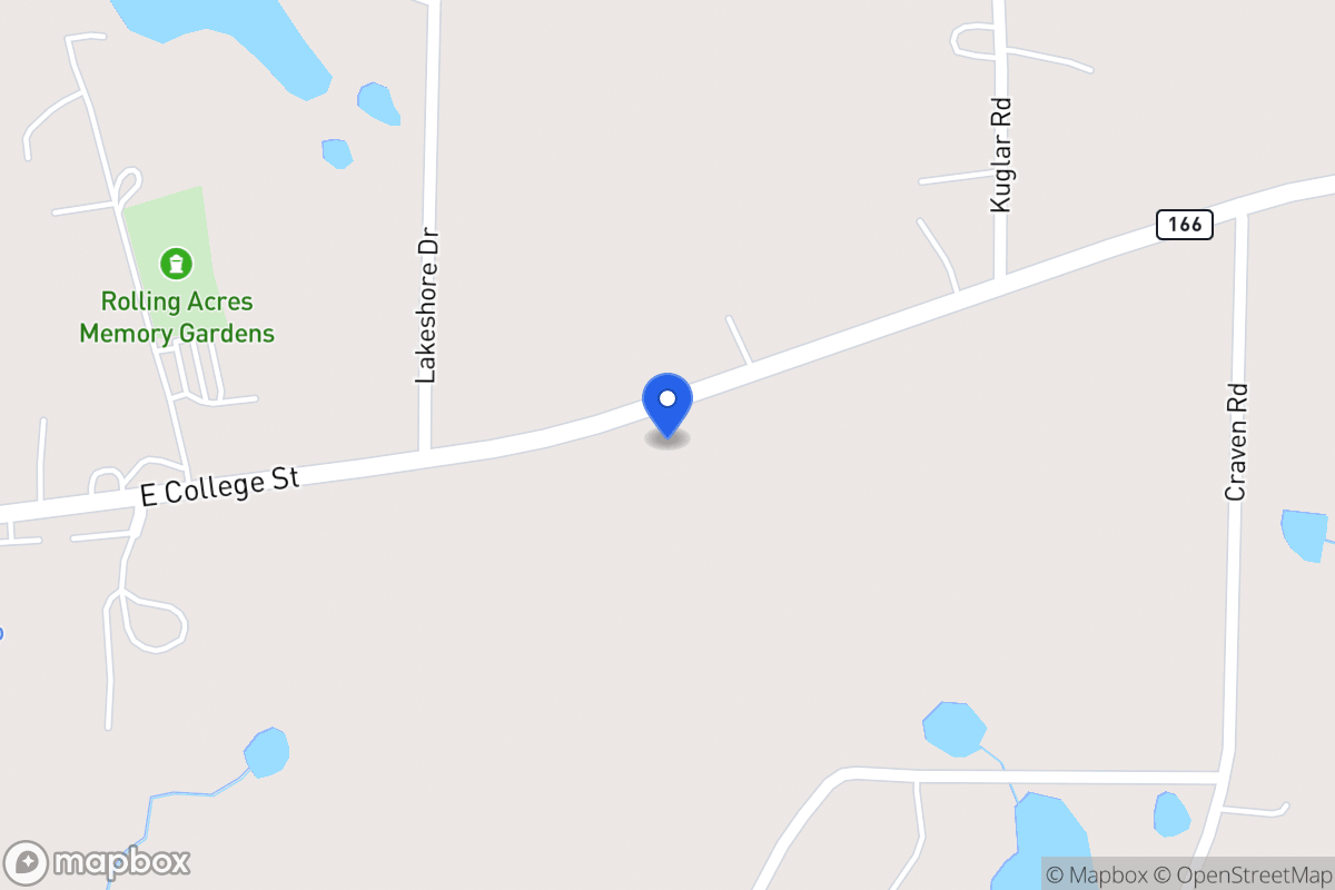 Map of 1559 E 166 Hwy