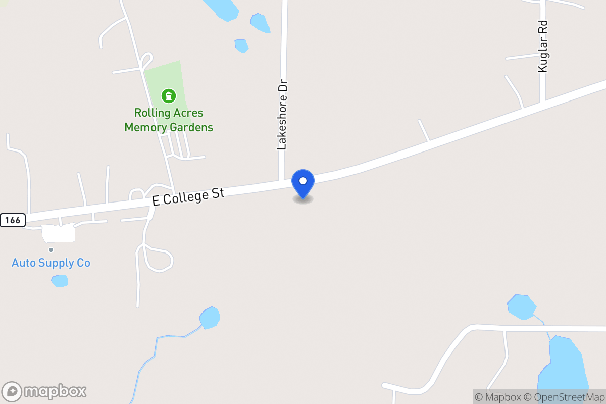 Map of 1505 E 166 Hwy