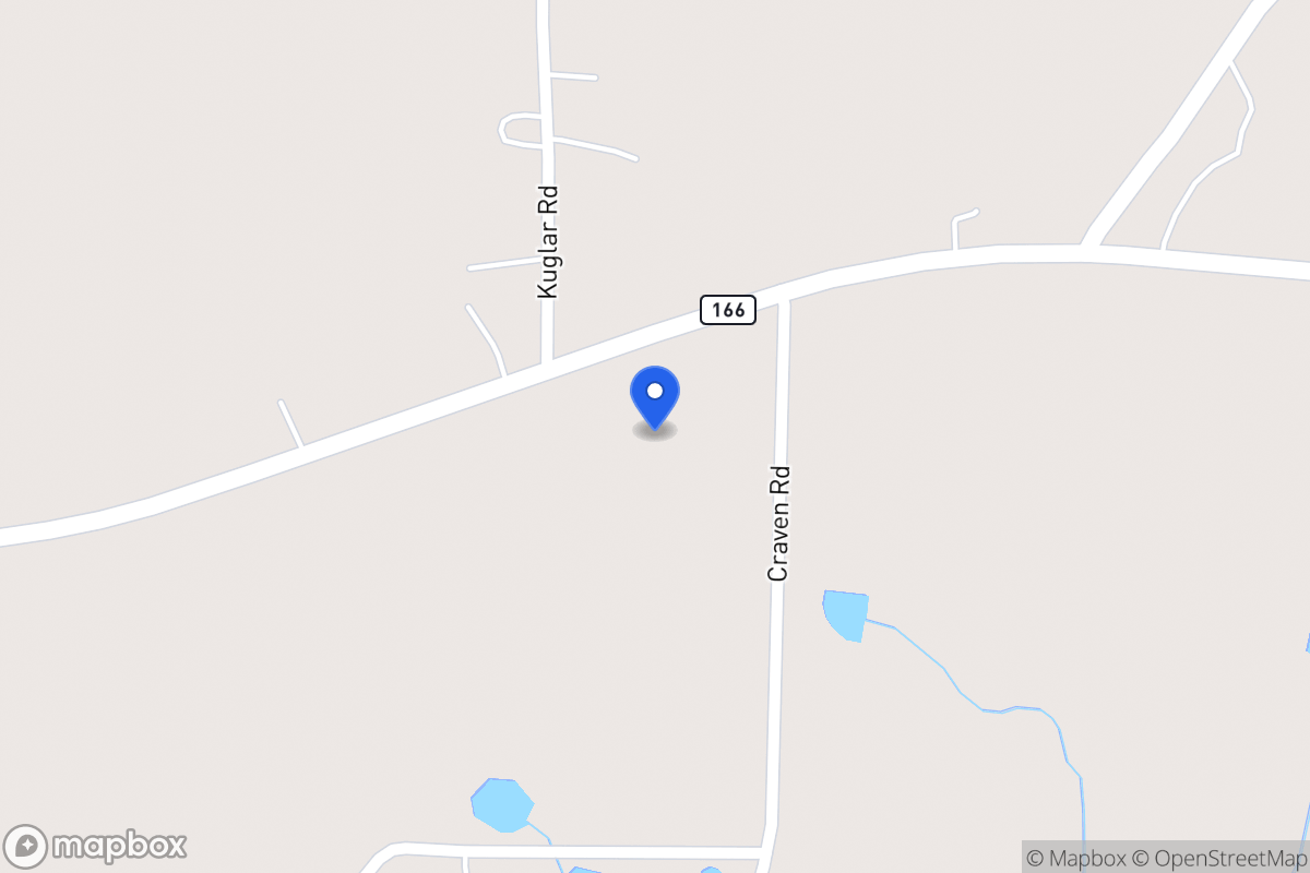 Map of 1699 E 166 Hwy