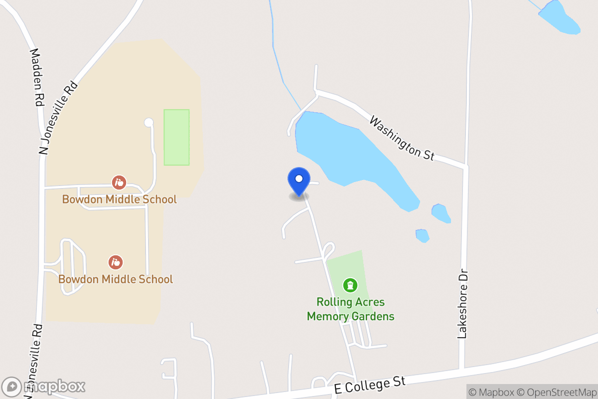 Map of Memorial Dr