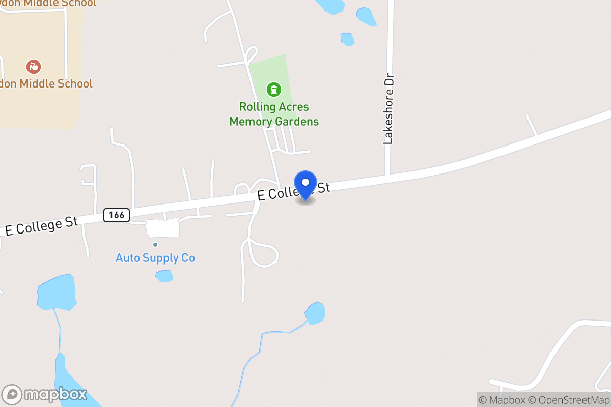 Map of 1433 E 166 Hwy