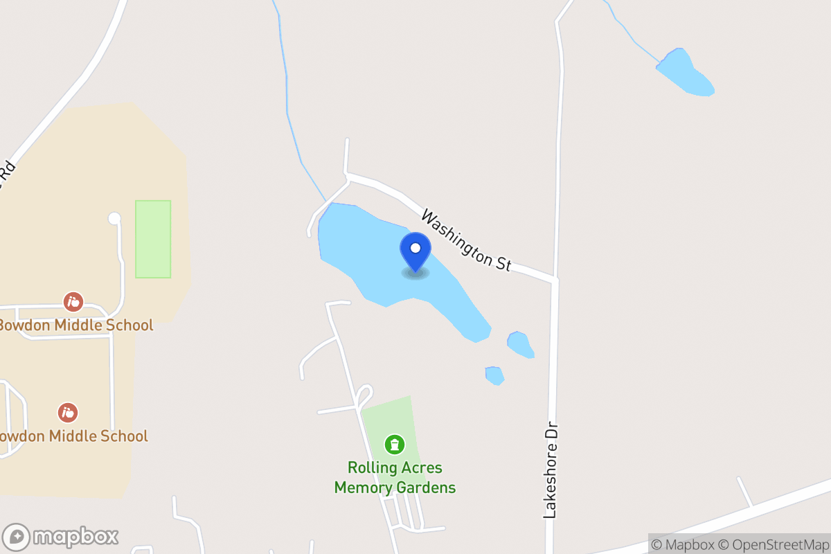 Map of Lakeshore Dr